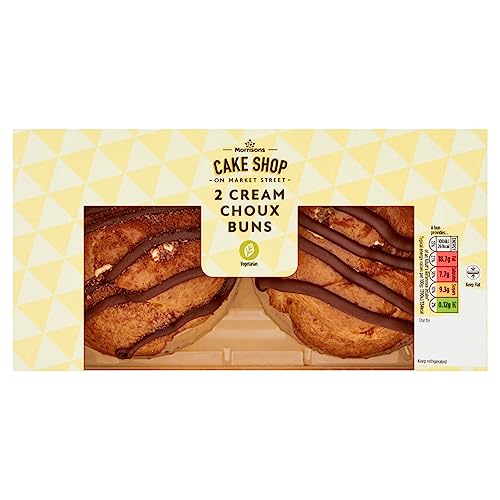 Morrisons Choux Buns 2 Pack Cream Pastries