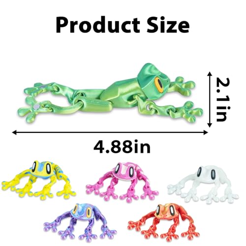 Imanes Decorativos Ranas 3D para Refrigerador Pack 6 miniatura 5