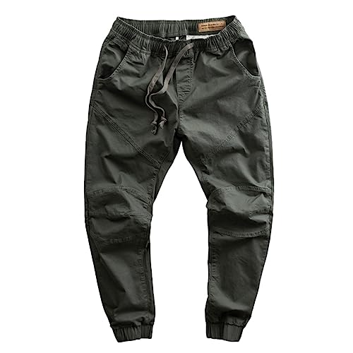 Jogging hommes cargo parfait pour un look de rue moderne uni