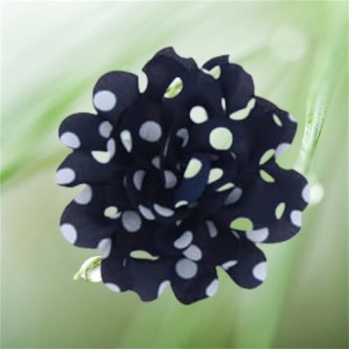 Image of Flower Hair Clip and Brooch Pin Double Color Spot Flower Broochs Lapel Pins Dainty Elegant Camellia Brooch Pin Handmade Petals DIY Clothing Shoes Hats Accessories Wedding Party Dance Banquet Dress Suit Ceremony Jewelry Accessories for Women