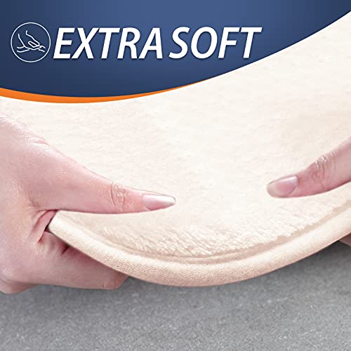 Walensee Extra Thick Memory Foam Bath Runner Rug (24X60 Dusty Pink) Non Slip Absorbent Super Cozy Velvet Bathroom Mat, Luxury Soft Plush Large Carpet For Bath Room Shower Floor Tub, Machine Wash Dry #TOP2