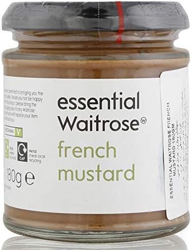 Essential Waitrose French Mustard 180g