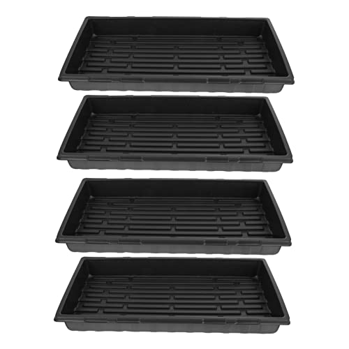 TOGEVAL 4 Pçs Bandeja De Mudas De Plantas Domésticas Bandeja De Vegetais Bandejas De Crescimento Ban