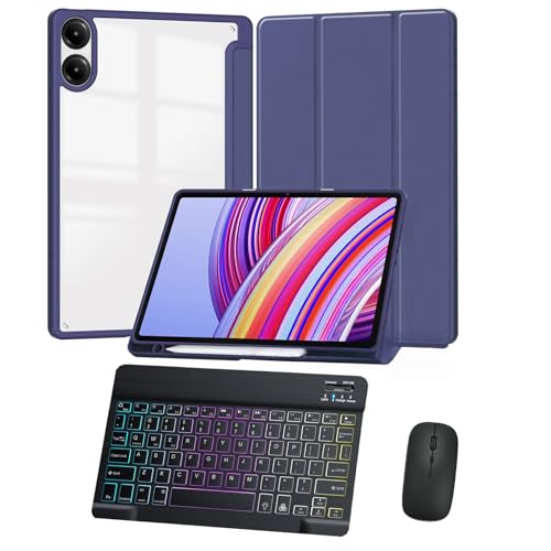Coque Clavier pour Xiaomi Mi Pad 6/6 Pro Protection Tablette 11 Pouces