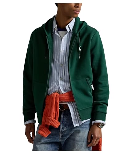 POLO RALPH LAUREN Mens Double-Knit Full-Zip Hoodie...