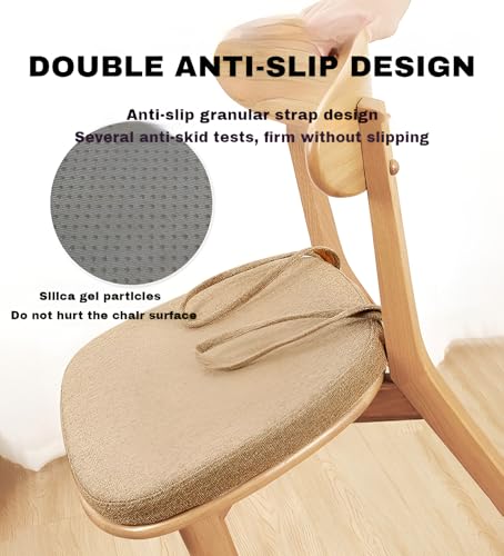 Chaise de cuisine coussin 43x42 cm déhoussable et lavable - 3