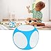 SPYMINNPOO Dry Erase Blocks, Write On Wipe Off Dice for Kids Dry Erase Surface On All Sides Draw Letters Numbers Words (Blue)