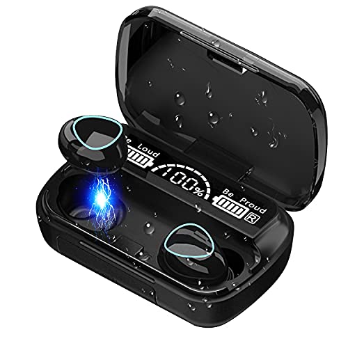 💗【Eccellente qualità del suono】Gli auricolari true wireless offrono un vero stereo Hi-Fi, un driver di altoparlanti da 13 mm migliorato che offre bassi più potenti e una tecnologia sviluppata esclusivamente che migliora i bassi del 50% rispetto alla qualità del CD.