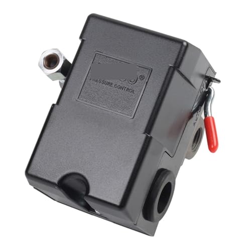 Interruptor de compresor de aire de 4 puertos y control de presión 95-125 PSI 6