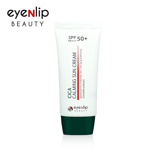 Eyenlip Cica Sun Cream, Sp50+ Pa+++, 50 Ml – Daily Sunscreen For Face With Centella Extract, Non Greasy Face Moisturizer, Sun Skin Care For Men & Women, Water-Resistant Moisturizer With Spf #TOP1
