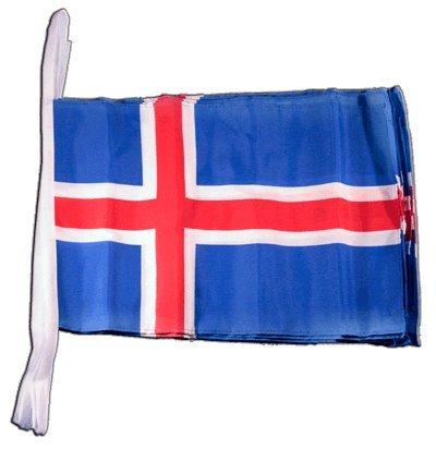 Guirlande Islande géante de 8,9 m Digni en textile résistant grand format
