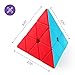 D-FantiX QY Toys Stickerless Speed Cube Set, Qidi S 2x2 Warrior W 3x3 Qiming Pyramid Qiyuan S 4x4 Qicheng Skewb Magic Cube Puzzle Bundle