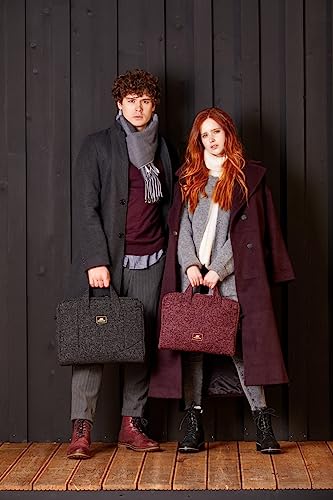 Image of RIVACASE Anvik 7921 Laptop Bag 14 Inches Waterproof Compact Shoulder Bag for Notebooks Ultra-Light Computer Bag for Women /Men /School /Travel /Business, Compatible with Macbook Pro 14 inch, Burgundy Red