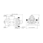SEAFLO 12v 3.0 GPM 45 PSI Water Pressure Pump - Image 5