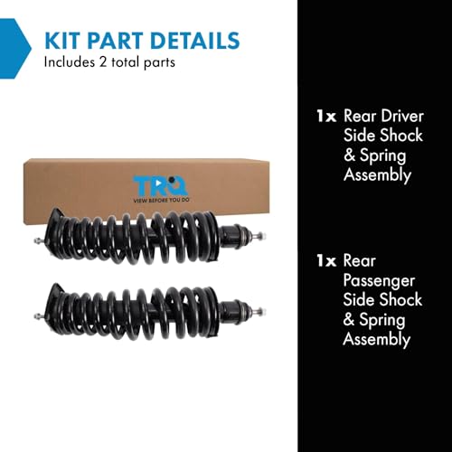 Image of TRQ Rear Shock & Spring Assembly Set Compatible with Mercedes-Benz ML320 ML350 ML430 ML500