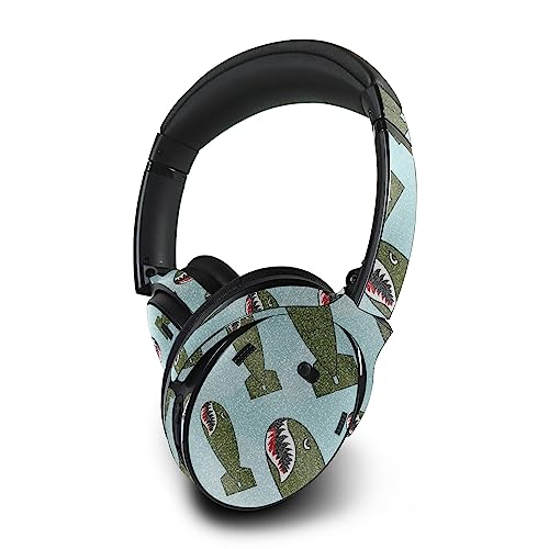 Image of MightySkins Glossy Glitter Skin Compatible with Bose QuietComfort 45 Headphones Bombs Away | Protective, Durable High-Gloss Glitter Finish | Easy to Apply | Made in The USA