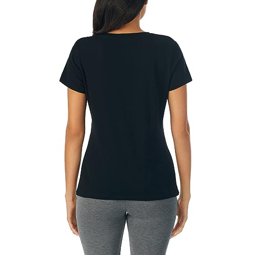 Nautica Womens Sleep Shirt - Lightweight, Breathable Pajama Top - Cotton Knit Jersey V-Neck Sleepwear and Loungewear3