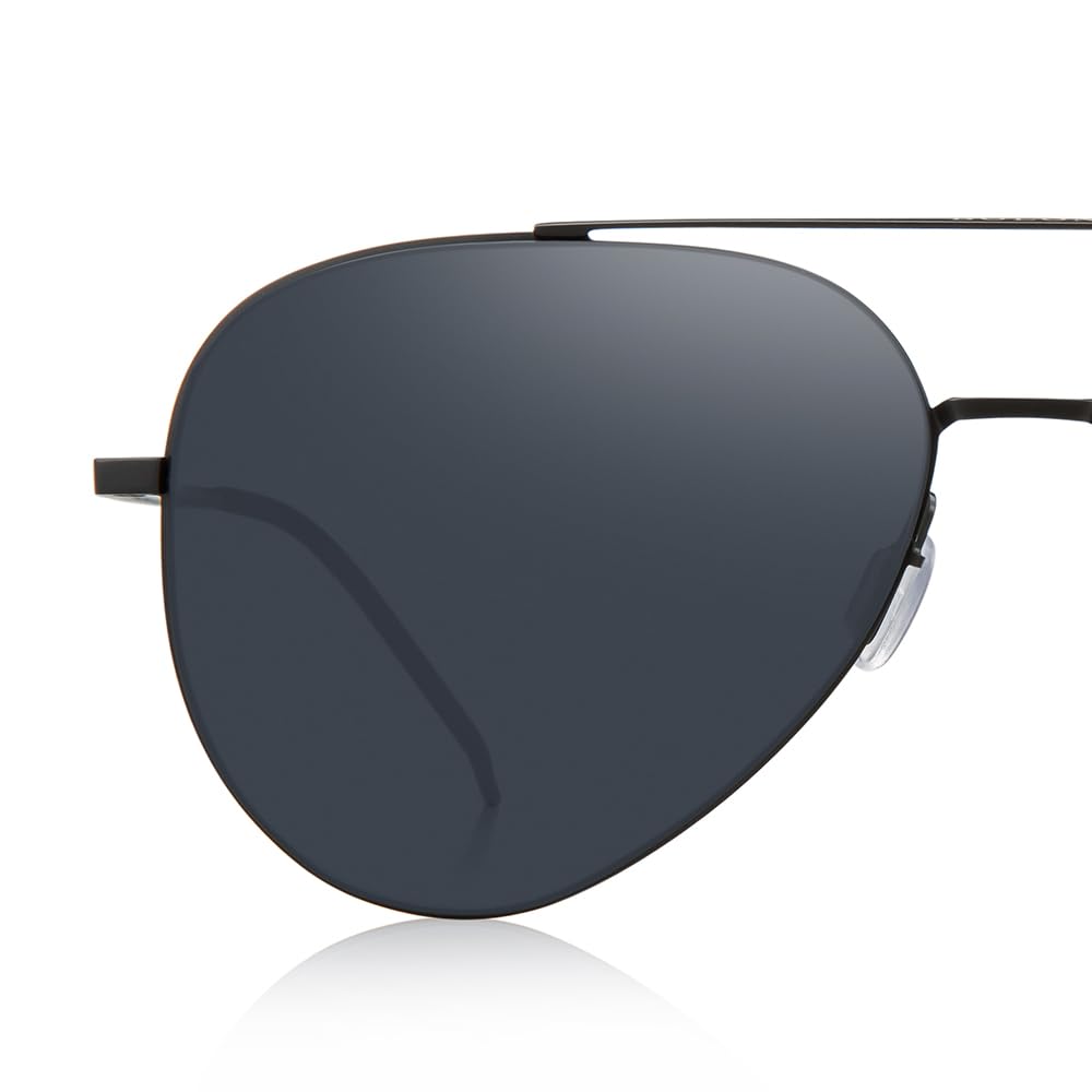 BOLON Gafas de sol clásicas de aviador para hombre y mujer, lentes de nailon polarizadas UV400, BL8010