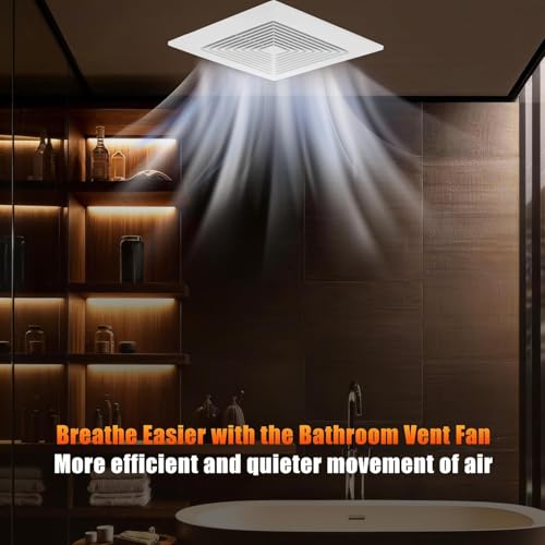 Image of Orsong Bathroom Exhaust Fan 10 inch Panel