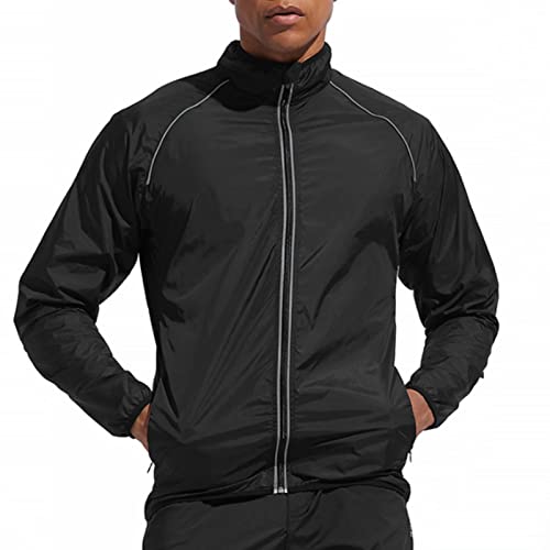 Corta-vento para Ciclismo, Design de Malha Respirável, Leve, à Prova D'água, Reflexivo, Corrida, Ca