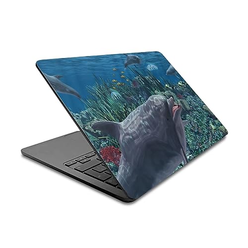 Autocollant MacBook Air 13.6 Dauphins pour Personnaliser votre Bureau