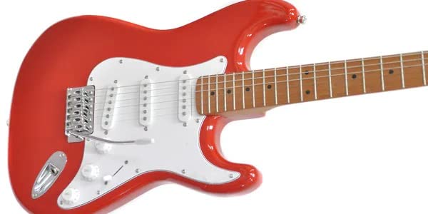 プレイテック エレキギター メタリックレッド ストラトキャスターモデル PLAYTECH ( プレイテック ) ST250 Maple Metallic Red 送料無料