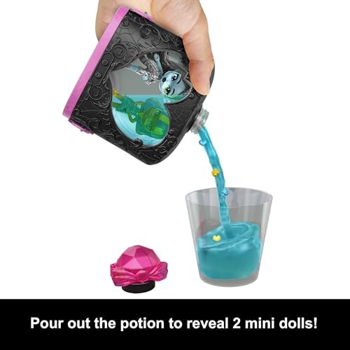 MONSTER HIGH İKSİRLERİ™ HAVALI ARKADAŞIM™ 2'li Paket Serisi Monster High İksirleri Havalı Arkadaşım 2'li mini bebek paketi, sürpriz karakter figürleri (Karakterler çeşitlilik gösterebilir) JCY18 - Görsel 3