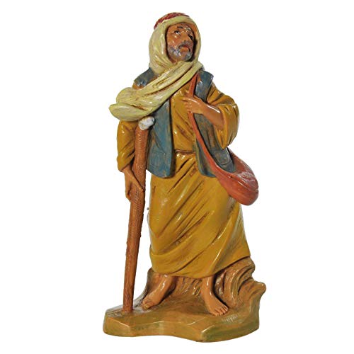 Figur Weihnachtskrippe PASTORE mit Leiter (109) 12 cm Typ Holz Fontanini Cover