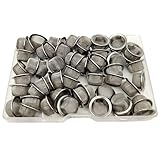 XHXMDL 60pcs 0.5 Inch Pipe Screens Premium Diameter 1/2 Inch Mesh Bowl Stainless Steel Metal Pipe Screens with Storage Box
