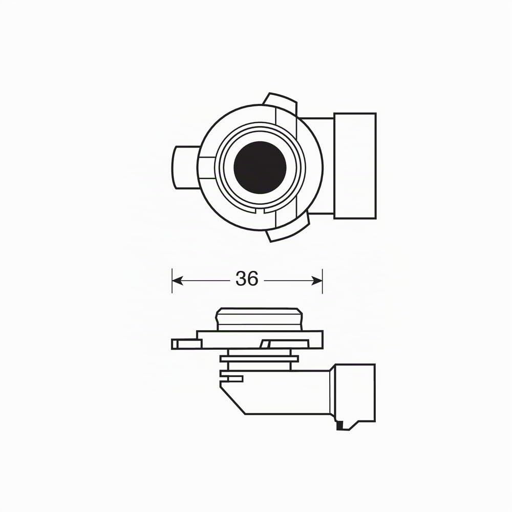 PILOT 57815 9-32V Halo LED Serie 3 Blade - (HIR2 9012) - 20W - PX22d - 2 pz - Scatola