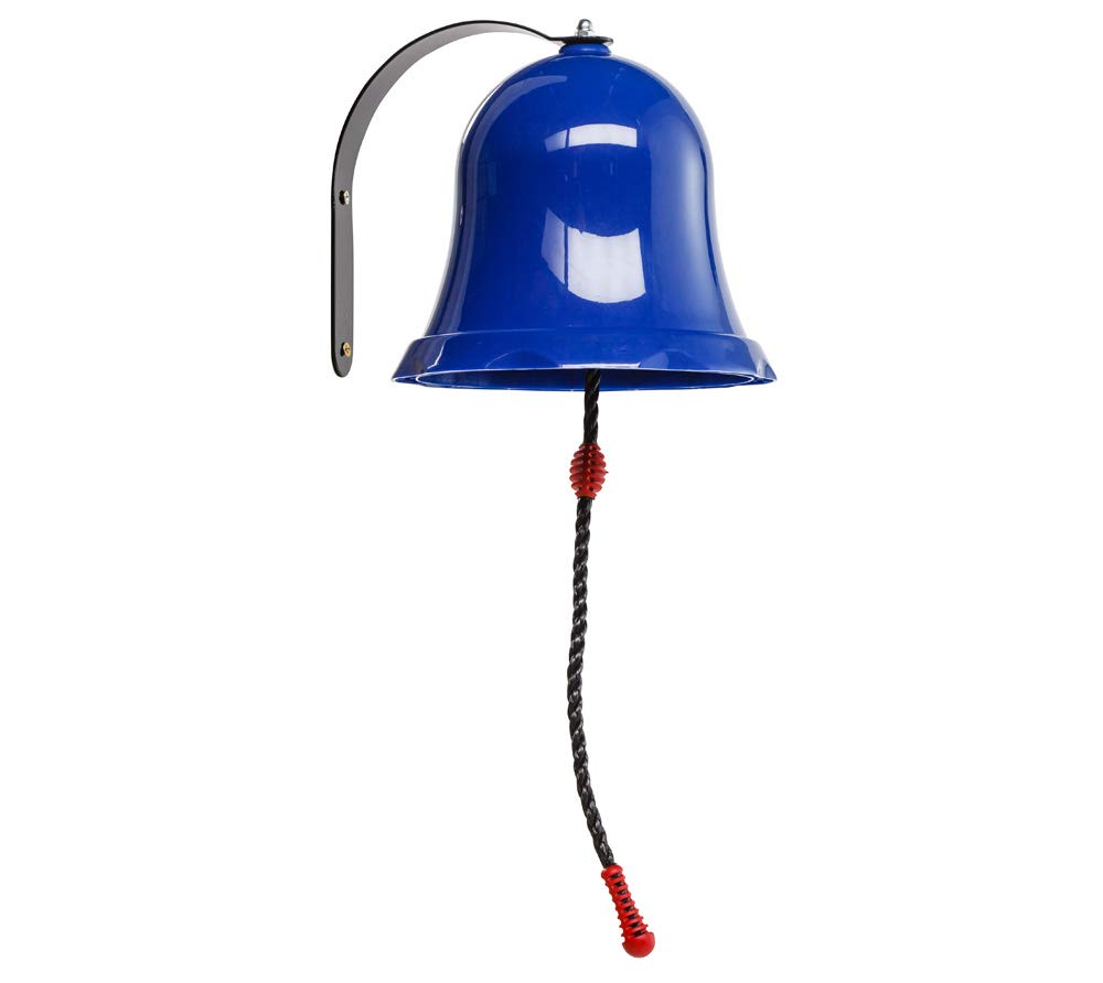 Glocke für Kinderspielhaus und Spielturm blau