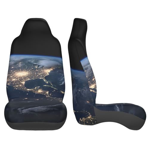 Housse de siège avant de voiture Earth from Outer Space imperméable x2