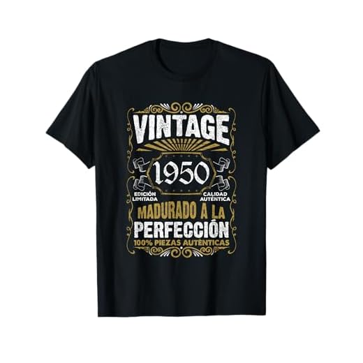 72 años Vintage 1950 Regalo de 72 cumpleaños Hombre Mujer Camiseta