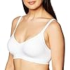 Warner's womens Blissful Benefits Underarm-smoothing With Seamless Stretch Wireless Lightly Lined Comfort Rm3911 T Shirt Bra, White, Large US