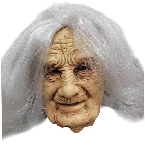 Masque d'Halloween de vieil homme idéal pour surprendre vos amis en soirée