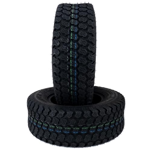 (2) Super Turf Tires K500 4 Ply 21x7.00-10 Zero Turn Mowers