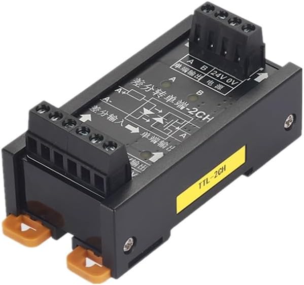 TTL-2CH Servo Encoder Signal Converter Differential to Collector 5V to 24V Compatible NPN PNP Module 2 Channels