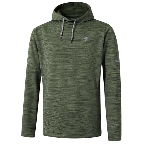 Image of M MAELREG Hoodies for Men Golf Fleece Hooded Sweatshirts Dry Fit Athletic Lightweight Casual Midlayer Mens Hoodies Pullover