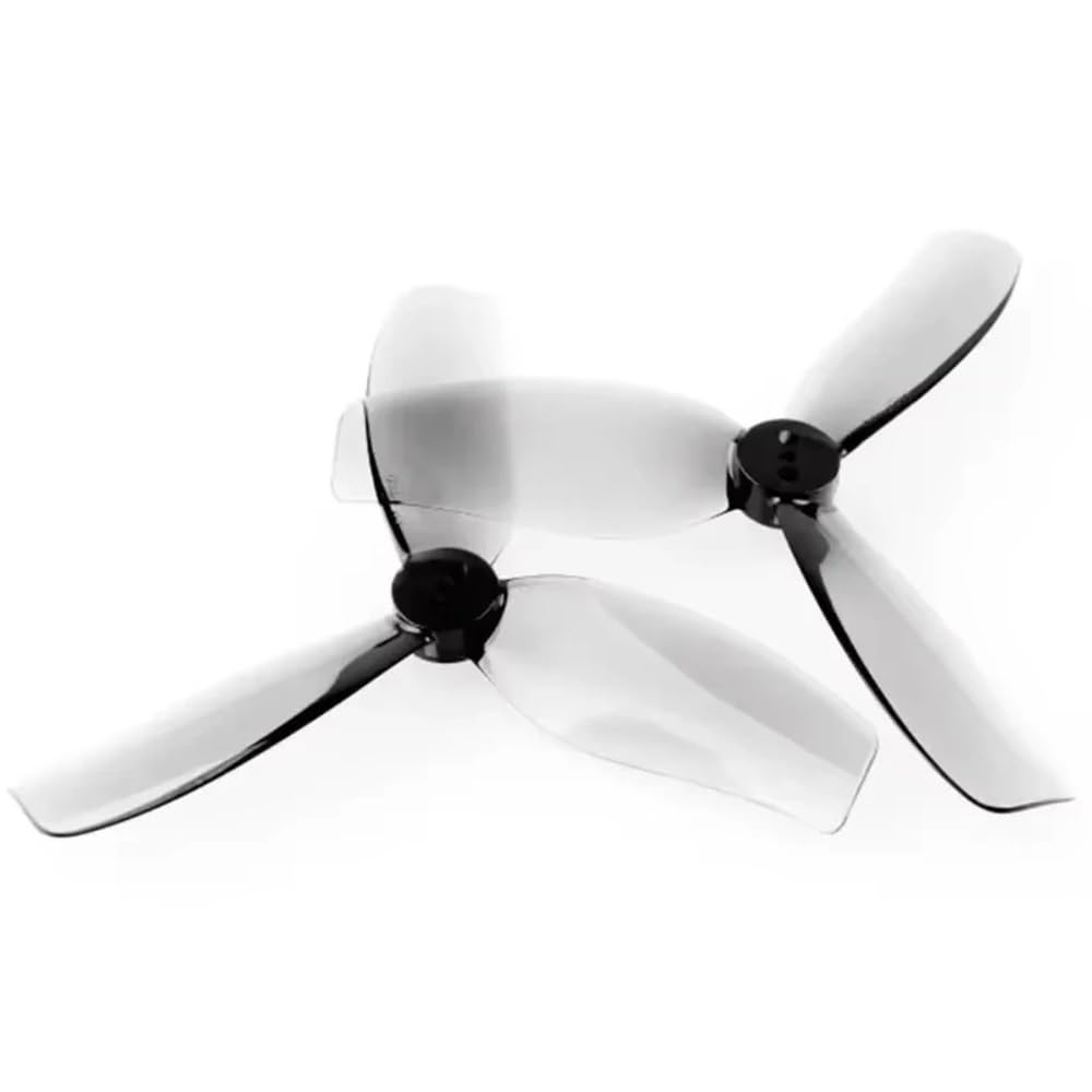 Hélice à 3 pales 90mm 1.5mm pour drone DT90 et micro quadricoptère gris - 2