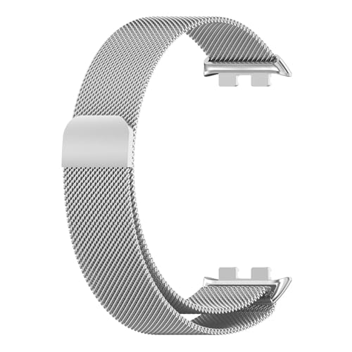 [ȓX] ~l[[[vXgbv Huawei Honor Band 9p XeXX`[ CuXbg ^Xgoh pXgbv(Silver)