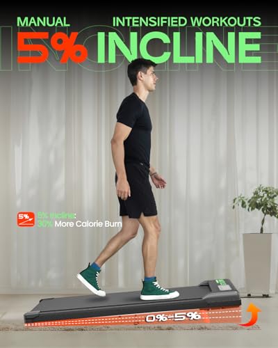 MAXPLUS Portable Walking Pad with 5% Incline & Remote — view 5