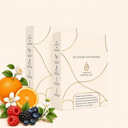 Image of BSOUL Gel Pocket Air Freshener Pack of 1 | 3 Pcs Each (3x10g) | Bathroom, Toilet & Room Odor Remover | Lasts Up to 30 Days Fragrance