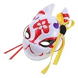 Intimité et expression : le design intégral de ce masque d'halloween effrayant offre à la fois anonymat et expression de soi, vous permettant de profiter pleinement d'halloween ou d'un festival. masque japonais, masque de renard, masque de bal masqué