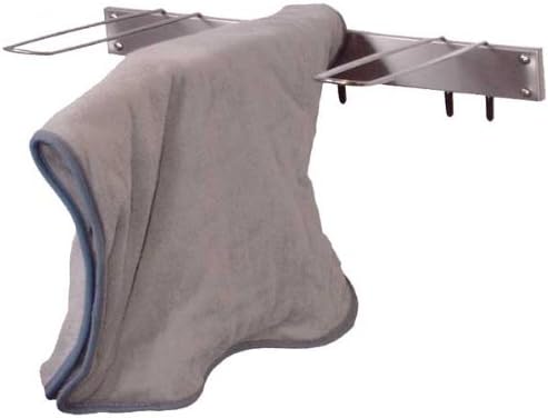 Hydrocollator Towel Cover Drying Rack, 3 Hook Stainless