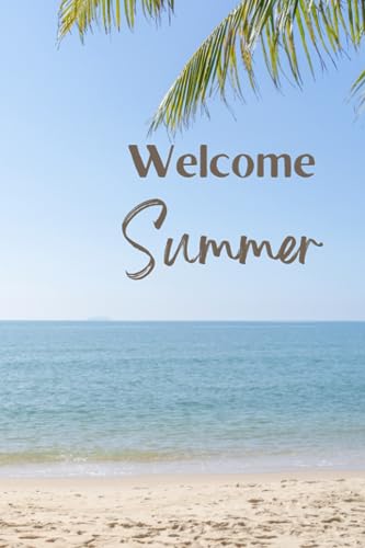 Notebook Summer : carnet de notes 120 pages lignées pour l'été - 2