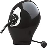 Latex Hood Mask -Tube and Inflatable with Back Zip -Decoration Cosplay Club (Black,Small)