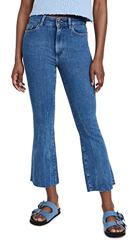 DL1961 Women's Bridget Boot High-Rise Crop Jeans in Keys