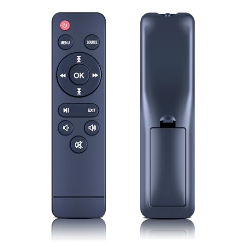 GOUYESHO Nue Mando a Distancia de Repuesto Compatible con AKATUO XR21 Proyector, Mini Proyector PURSHE ‎HI 01, Puxinat ‎TP 02