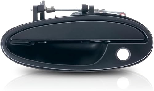 Manija de puerta para Buick Park Avenue 1997-2005 lado del conductor | Exterior | Delantero | Negro liso | con orificio para llave| Recorte: