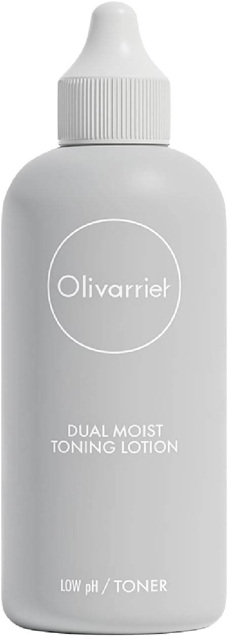 Dual Moist Toning Lotion Unscented Mildly Acidic Organic Moisturizing Toner Calming Hydrating for Dry & Sensitive Skin